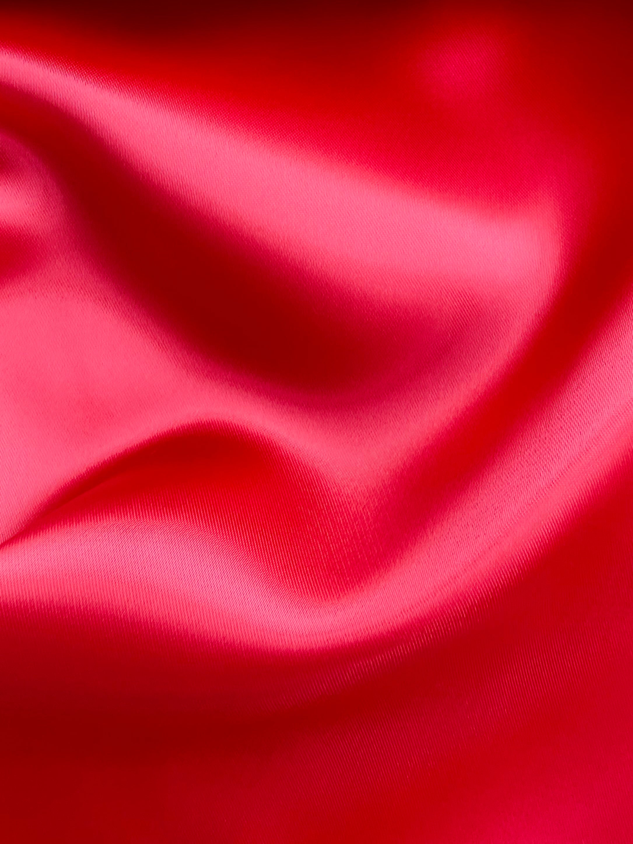 PFVS007 - Viscose Satin Lining - Scarlet