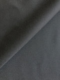 PFS035 - 100% Wool Black Cavalry Twill Suiting - Black (5.0m)