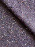 PFS051 - 100% Wool Plain Weave Tweed - Purple/Multicolour (2.5m)