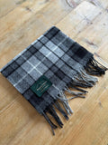 Pennine Scarf - Grey Tonal Check