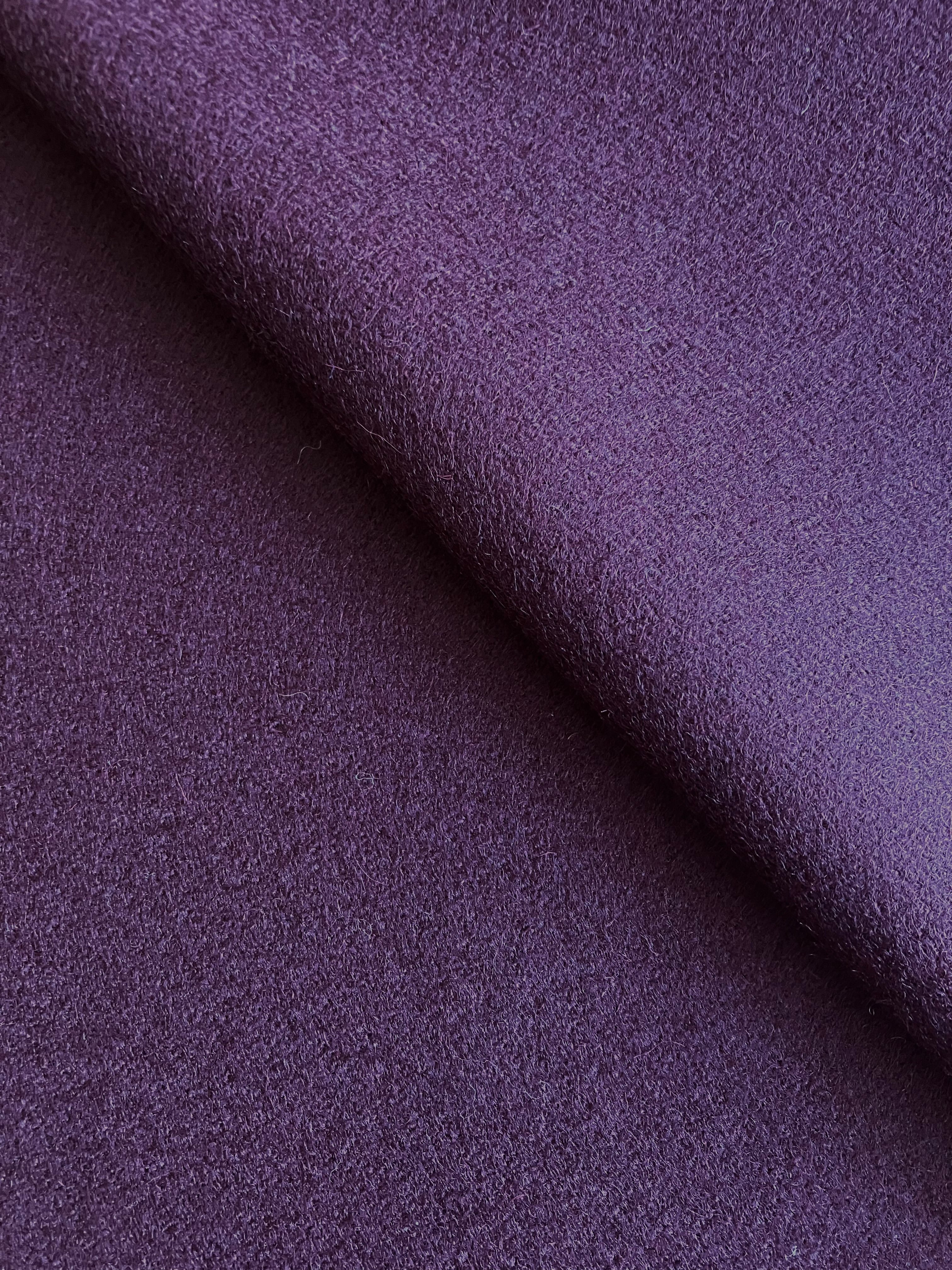 PFS061 - 100% Wool Melton - Plum (5.0m)