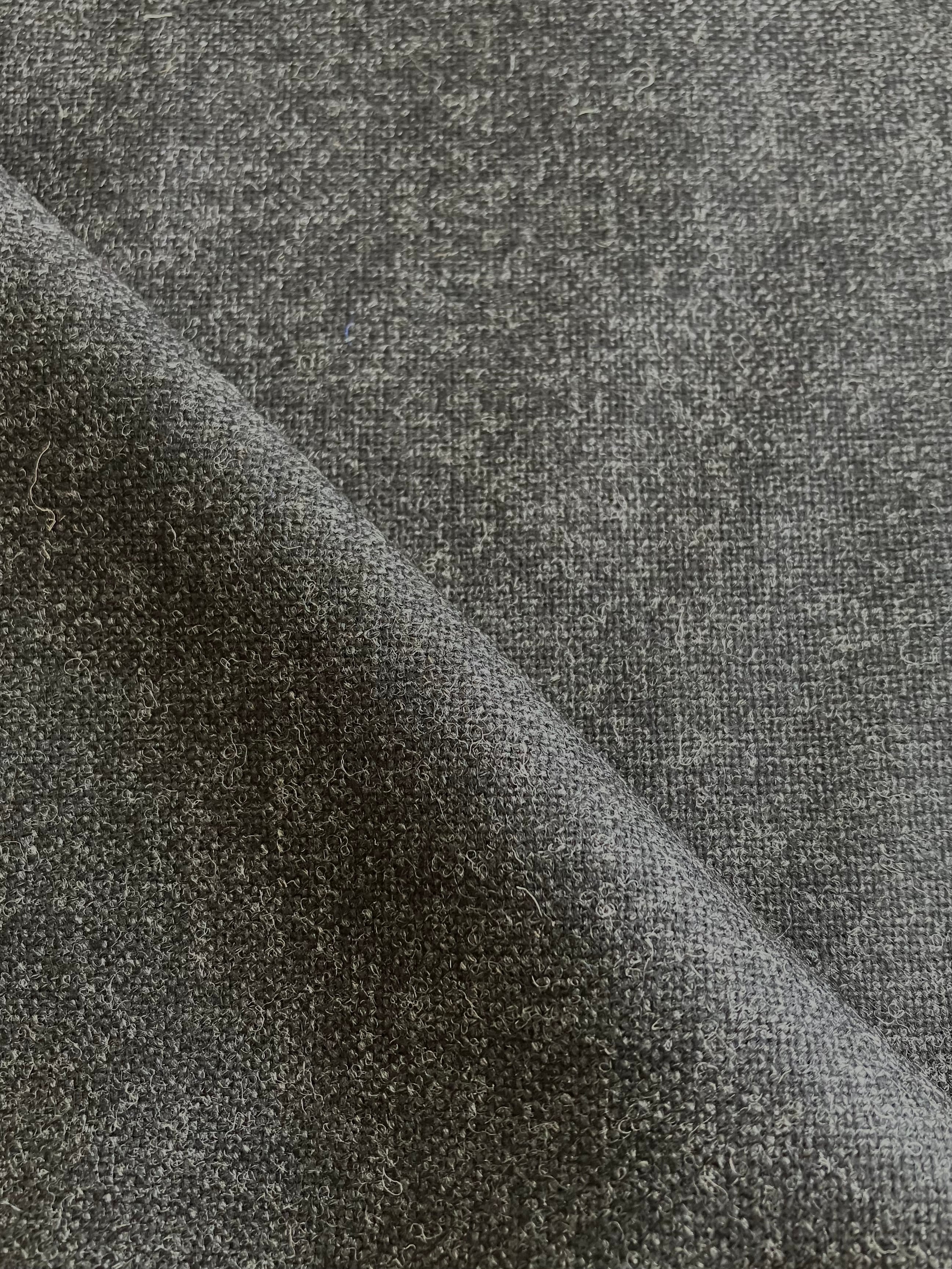 PFS038 - 100% Lambswool Plain Weave Jacketing - Charcoal (4.5m)