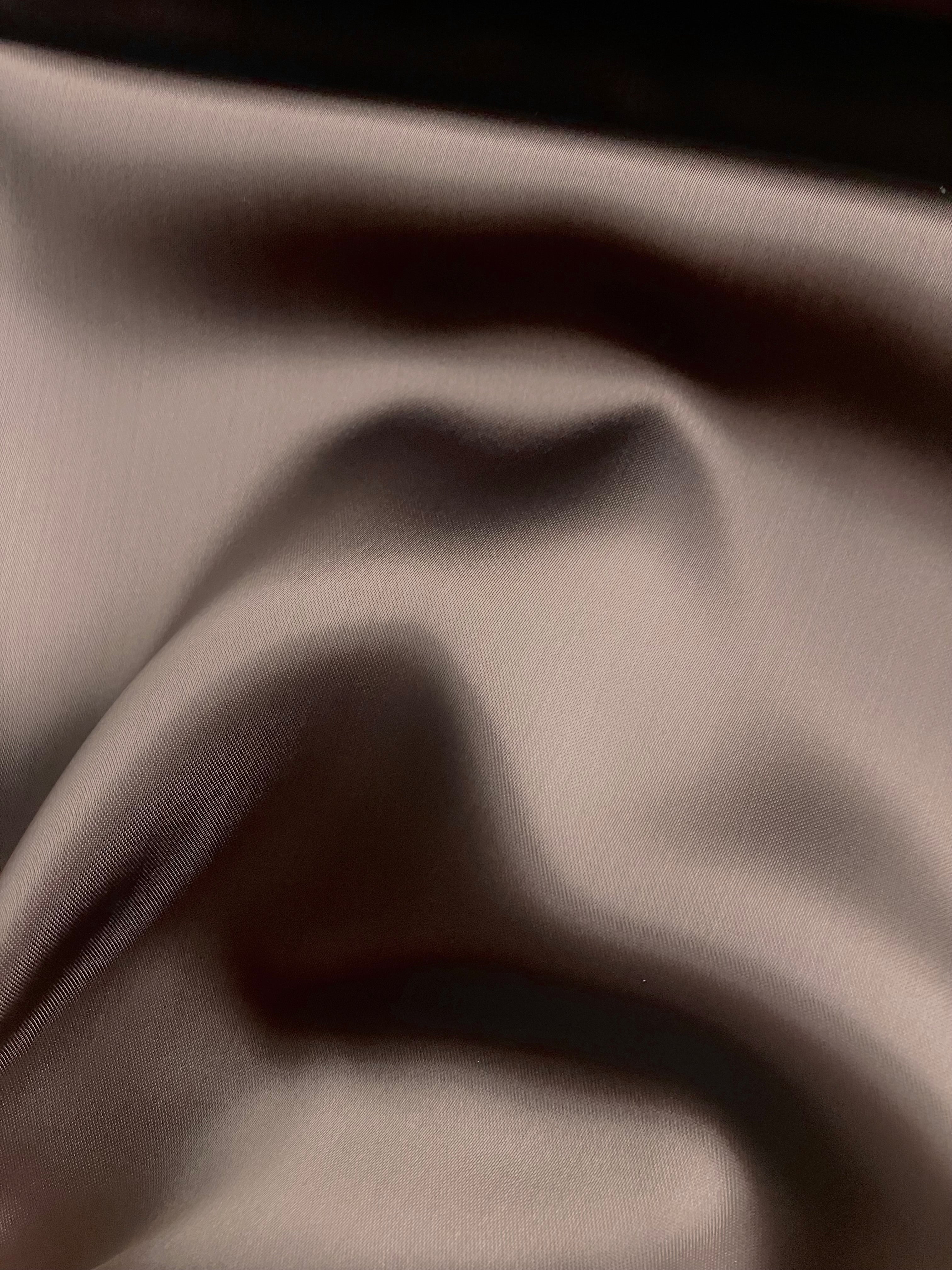 PFVS004 - Viscose Satin Lining - Dark Taupe