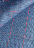PF163 Irish Linen - Navy Blue / Red