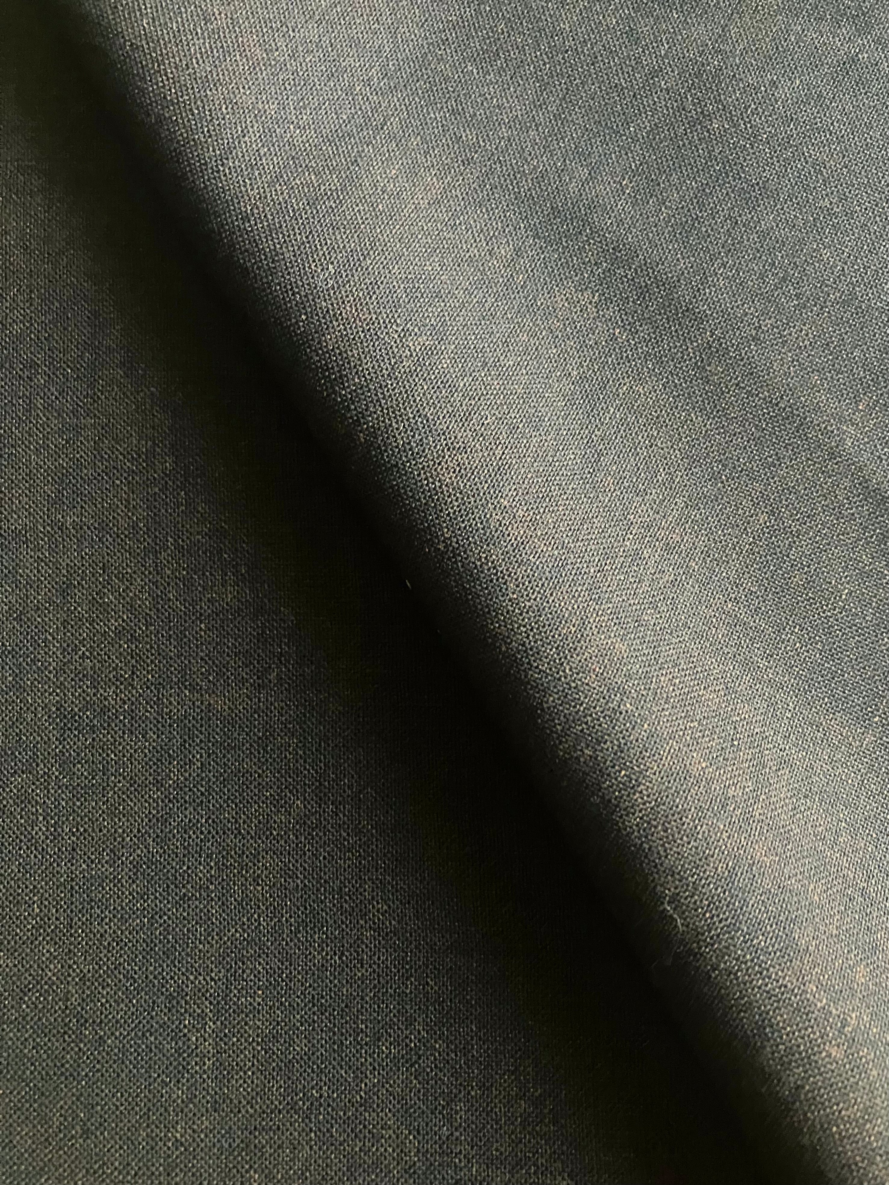 PFS014 - 100% Wool Plain Weave Suiting - Dark Brown Melange (3.2m)