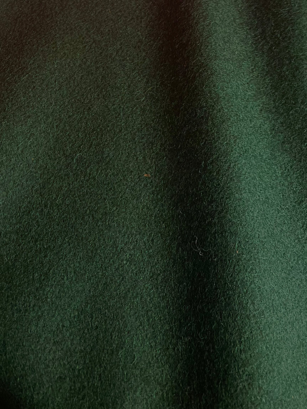 Bottle Green Lambswool Coating Fabric, 100% Lambswool | PFM1