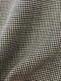 PF199 Pure Wool Pied de Poule Suiting - Black/White