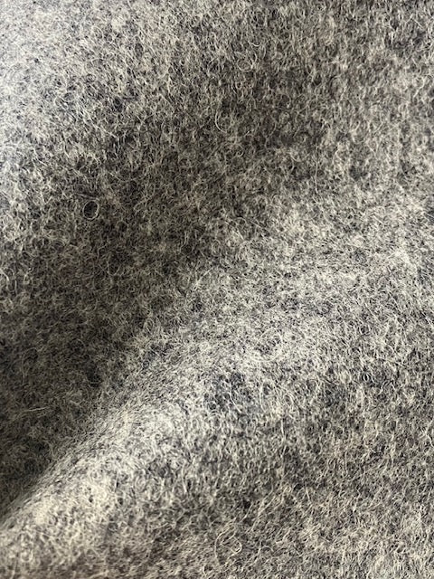 PF227 Pure Wool Heavy Melton - Light-Mid Grey
