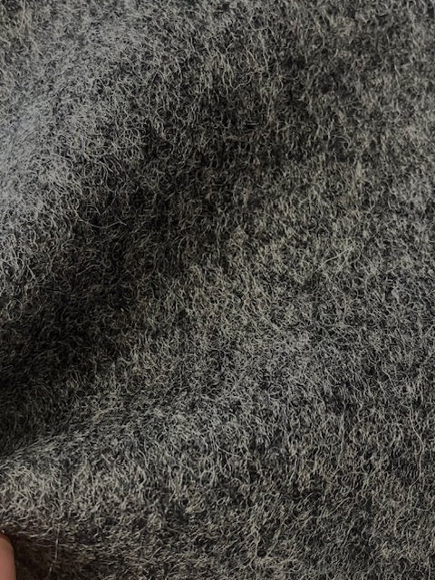 PF228 Pure Wool Heavy Melton - Dark Grey