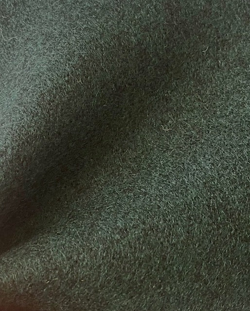 PF229 Pure Wool Heavy Melton - Forest Green