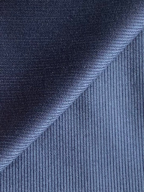 PF235 - Pure Wool Bedford Cord - Navy/Midnight
