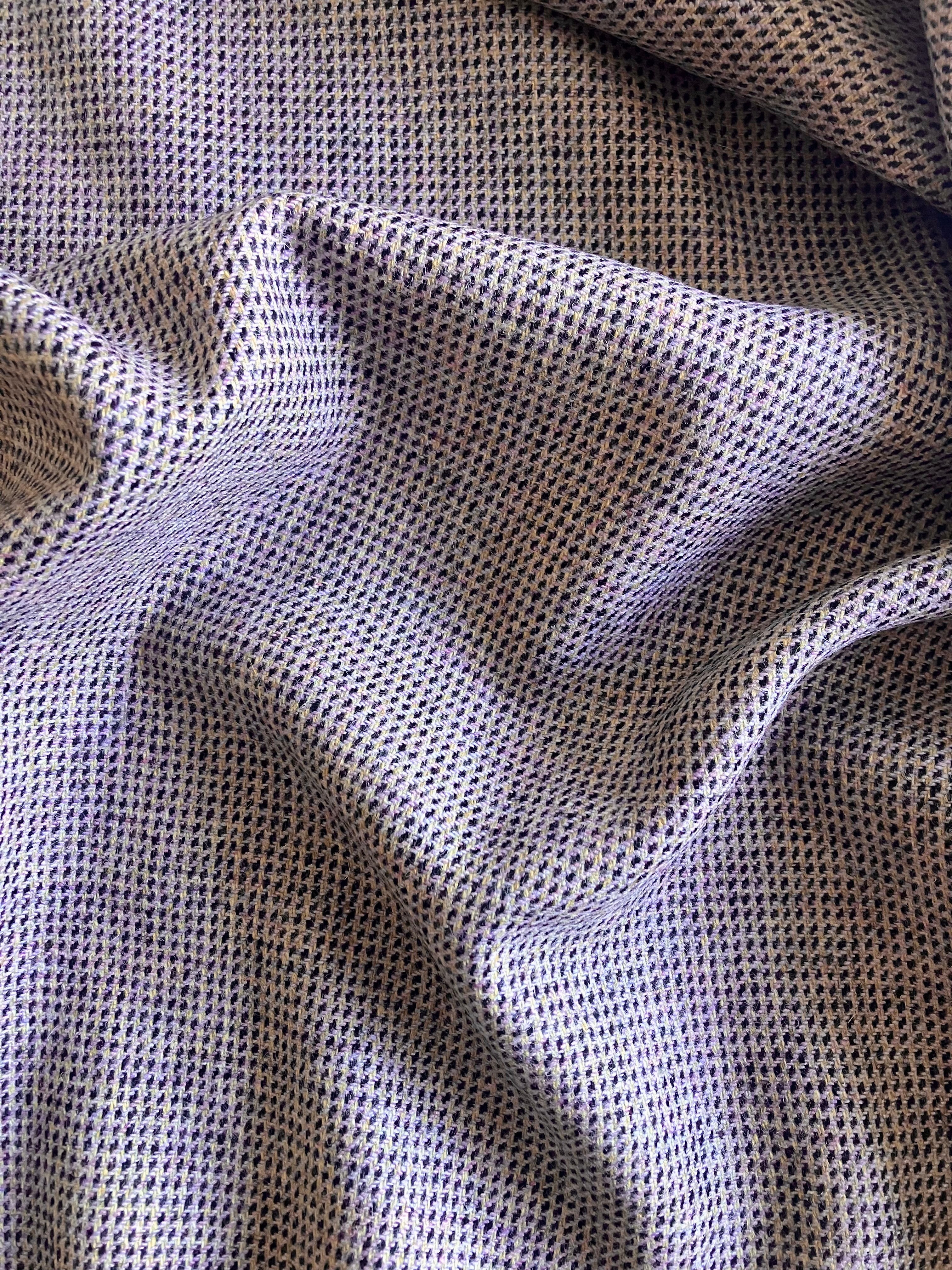 PF270 Pure Wool Hairline Tweed - Violet