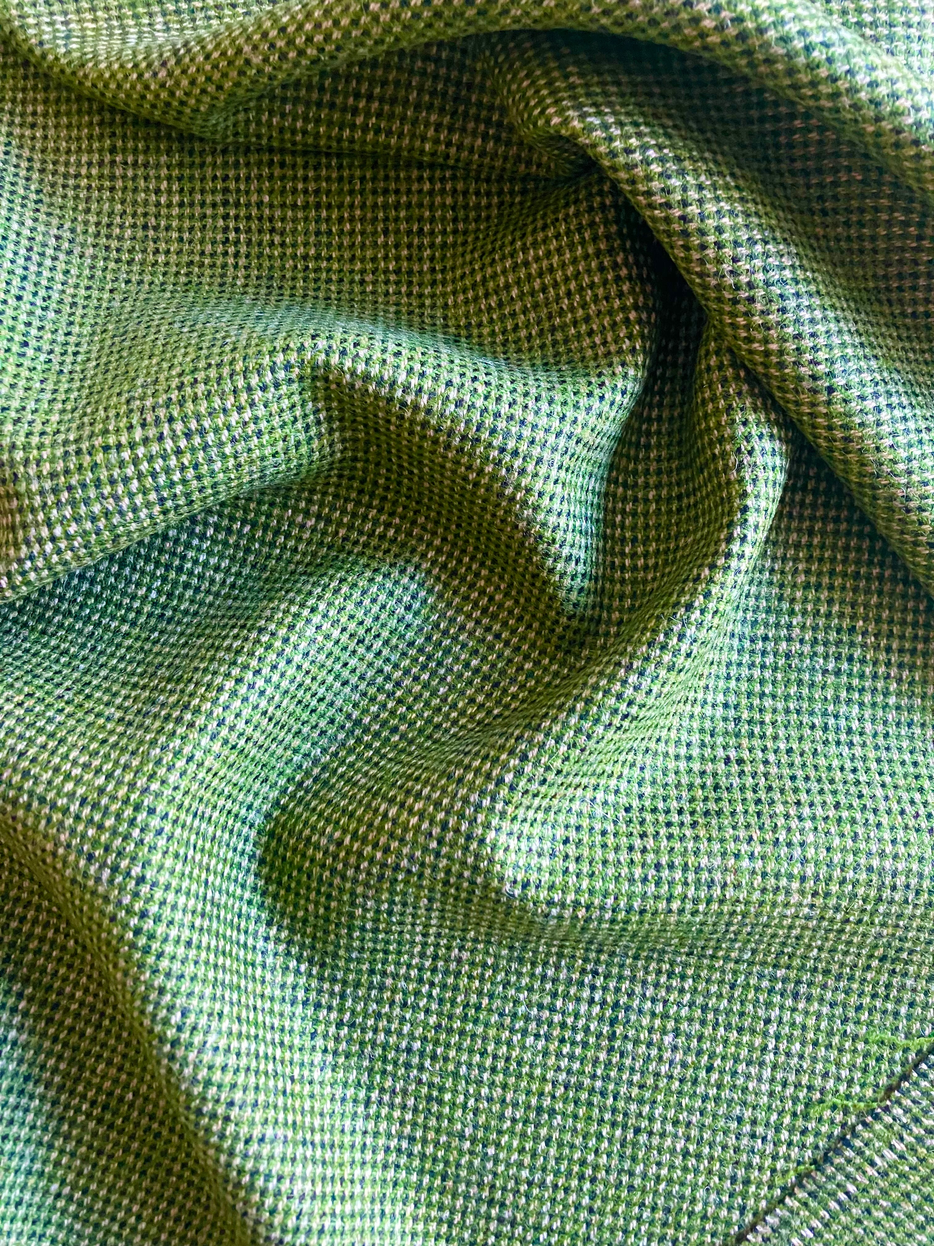 PF271 Pure Wool Hairline Tweed - Greengrass